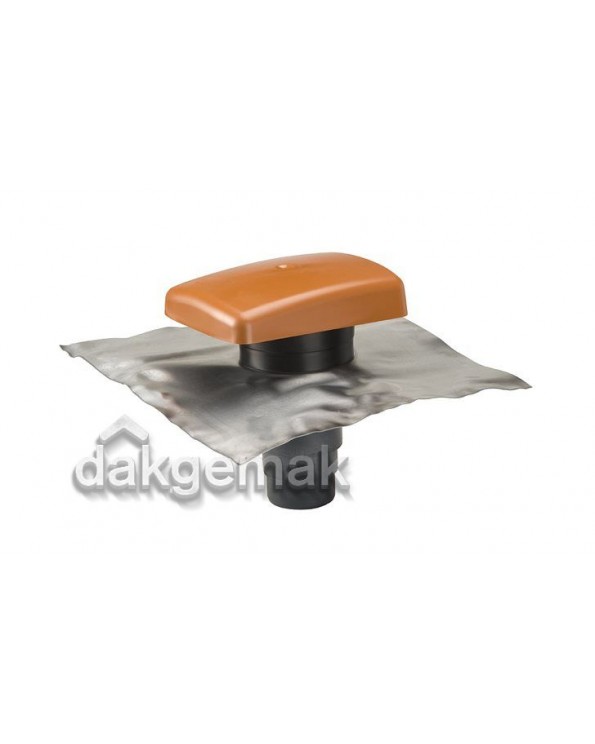 RVT 200 Ontluchtingspan Universeel terracotta lood-blank