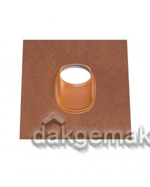 Ubiflex Dakdoorvoerpan Universeel 131 25-45° 500mm x 500mm terracotta