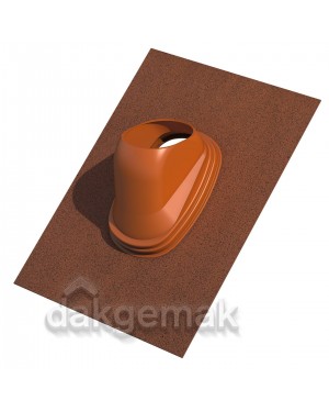 Ubiflex Dakdoorvoerpan Universeel 131 25-45° 500mm x 500mm terracotta